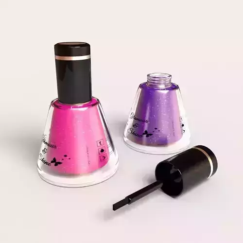HQ Nail Polish 3D model