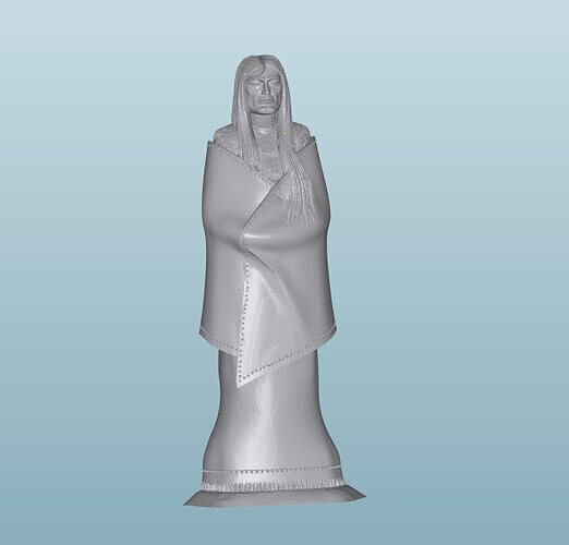 INDIAN  W69 Native American Figures 3D print model