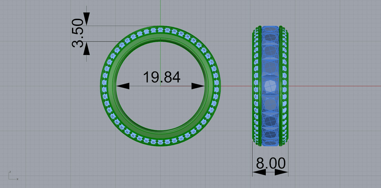 Gold N1417 3D print model_6