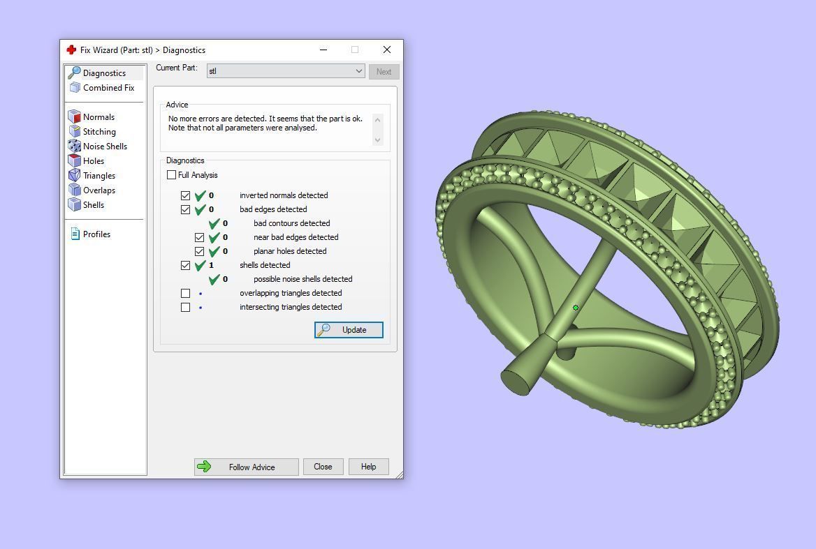 Gold N1417 3D print model_7