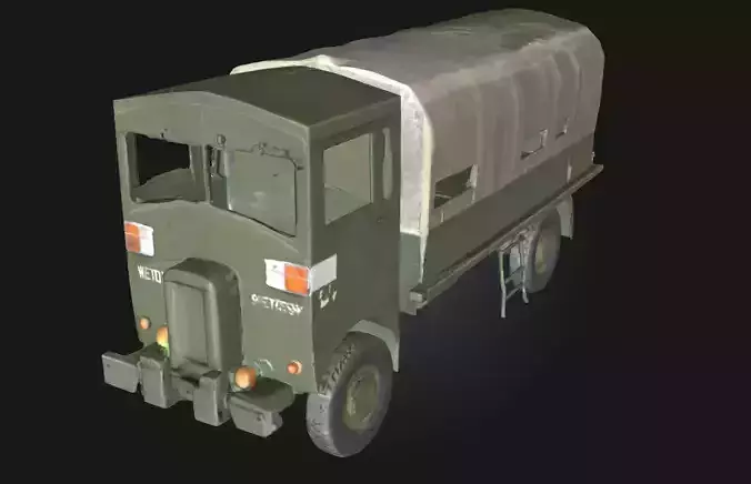 Military Transport Truck  Tactical Vehicle Model