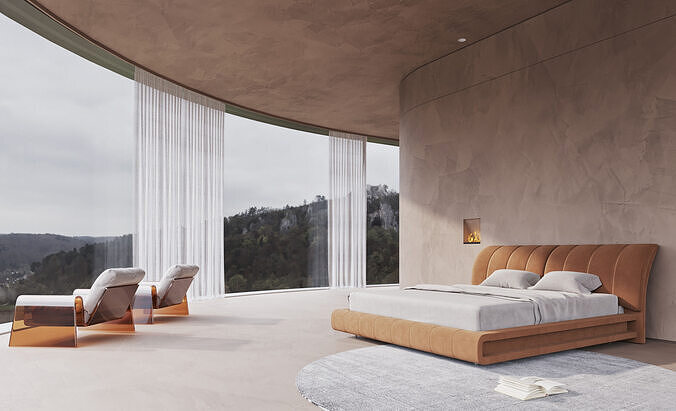 Bedroom interior scenes 