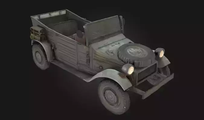  Vintage Convertible  Classic Military Vehicle Model Historical