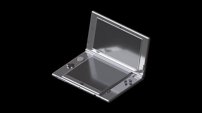 Stylized Hand-Held Game Console Mid-Poly PBR Nintendo Low-poly 3D model
