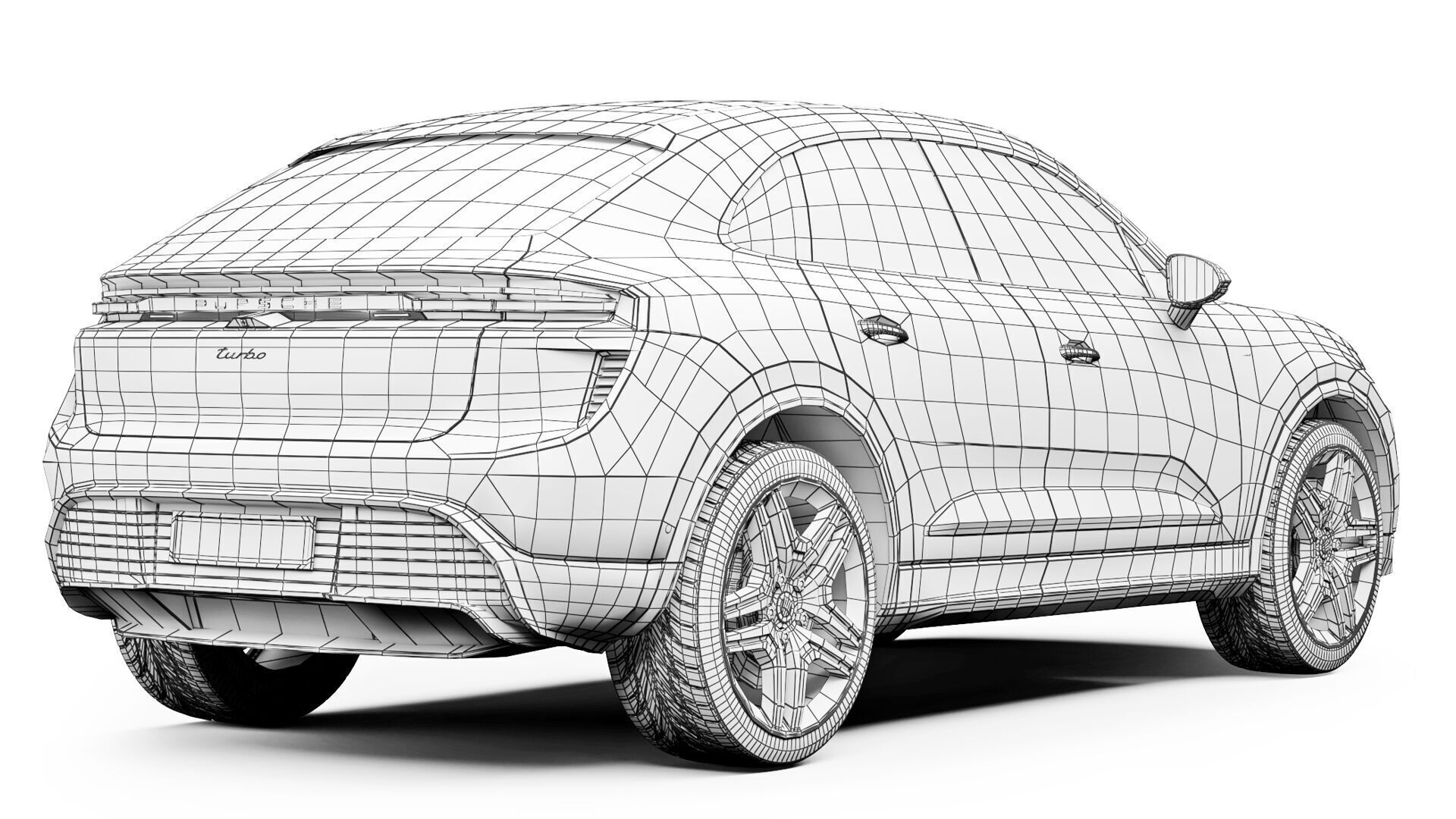 Porsche Macan Turbo 2025 3D model_9