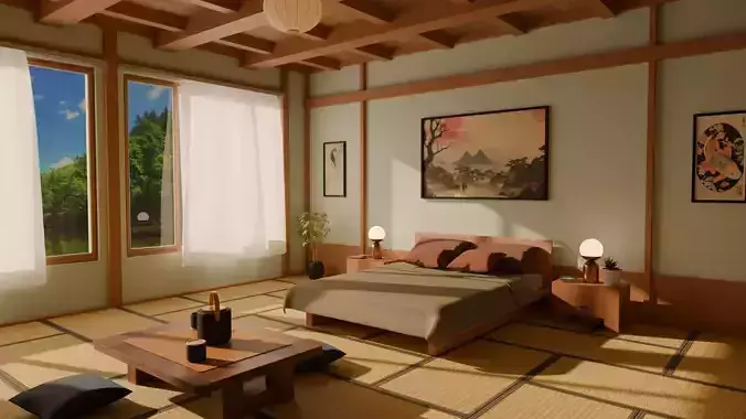 Japanese Bedroom