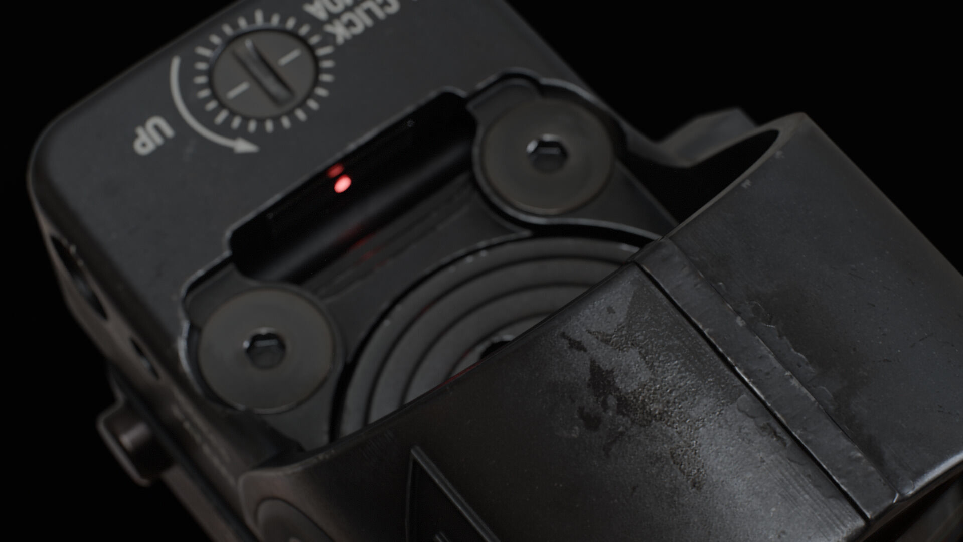 Trijicon SRO and 45 Degree Mount Low-poly 3D model_9