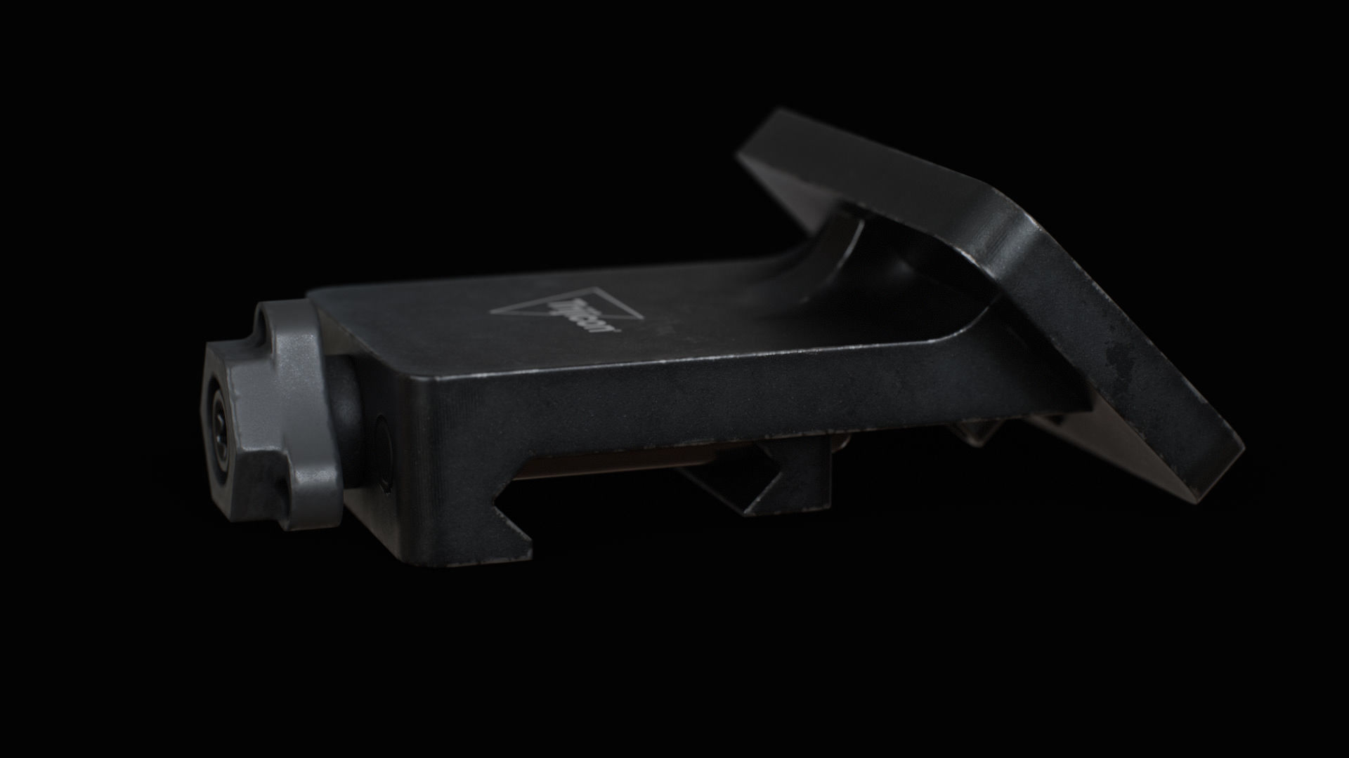 Trijicon SRO and 45 Degree Mount Low-poly 3D model_14