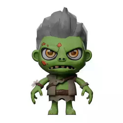 Stylized Zombie Miniature  