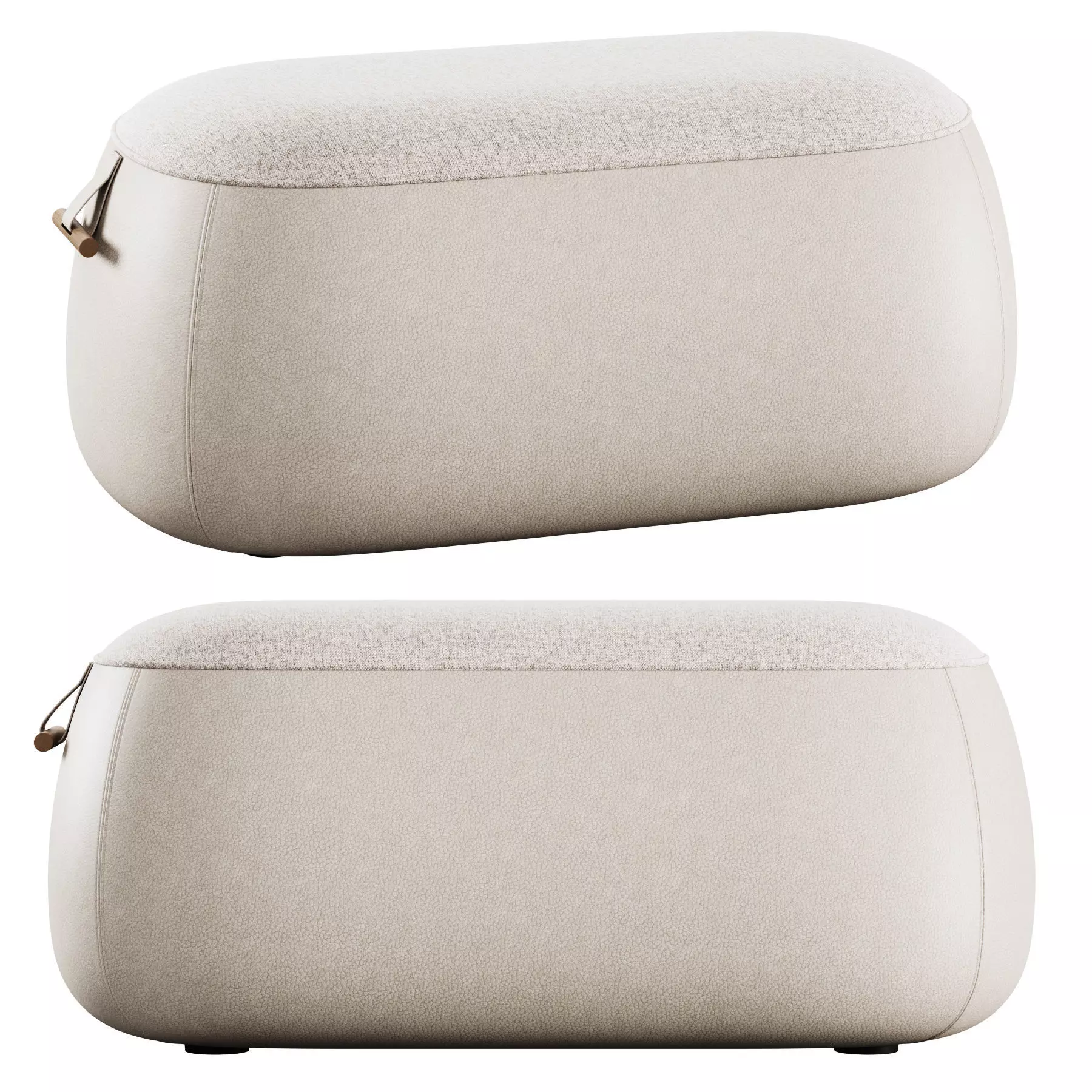 Lagom Ottoman By Porada 3D model_0