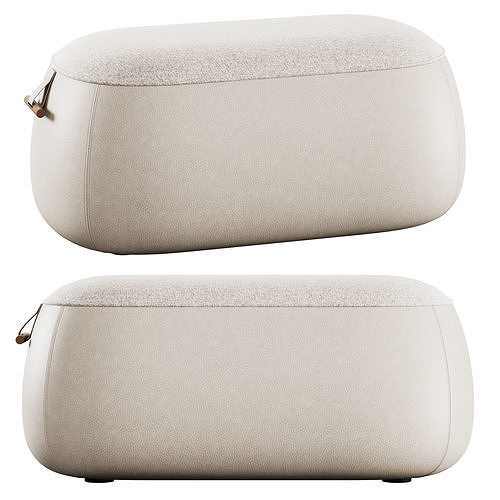 Lagom Ottoman By Porada 3D model