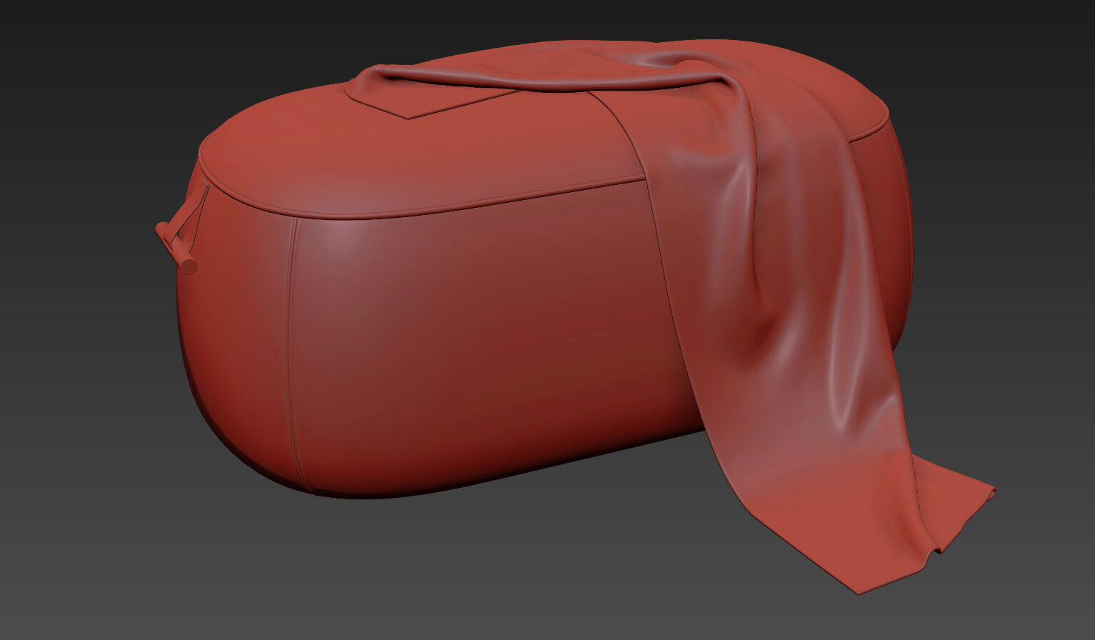 Lagom Ottoman By Porada 3D model_6