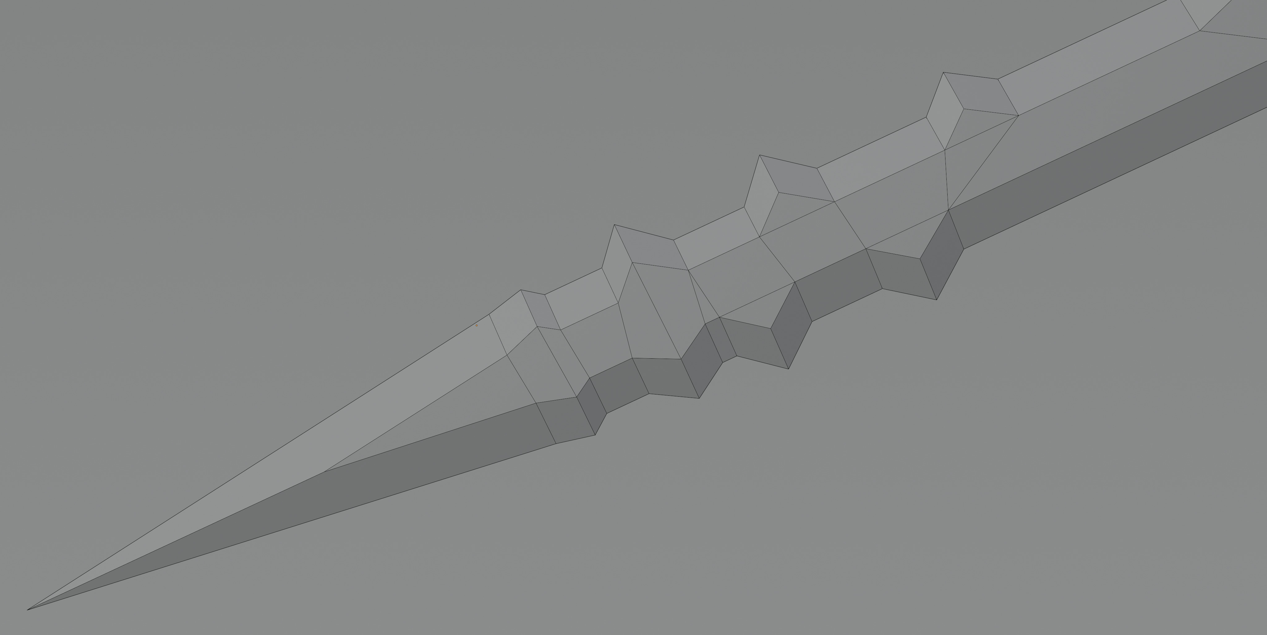 sword with 4 different textures Low-poly 3D model_20