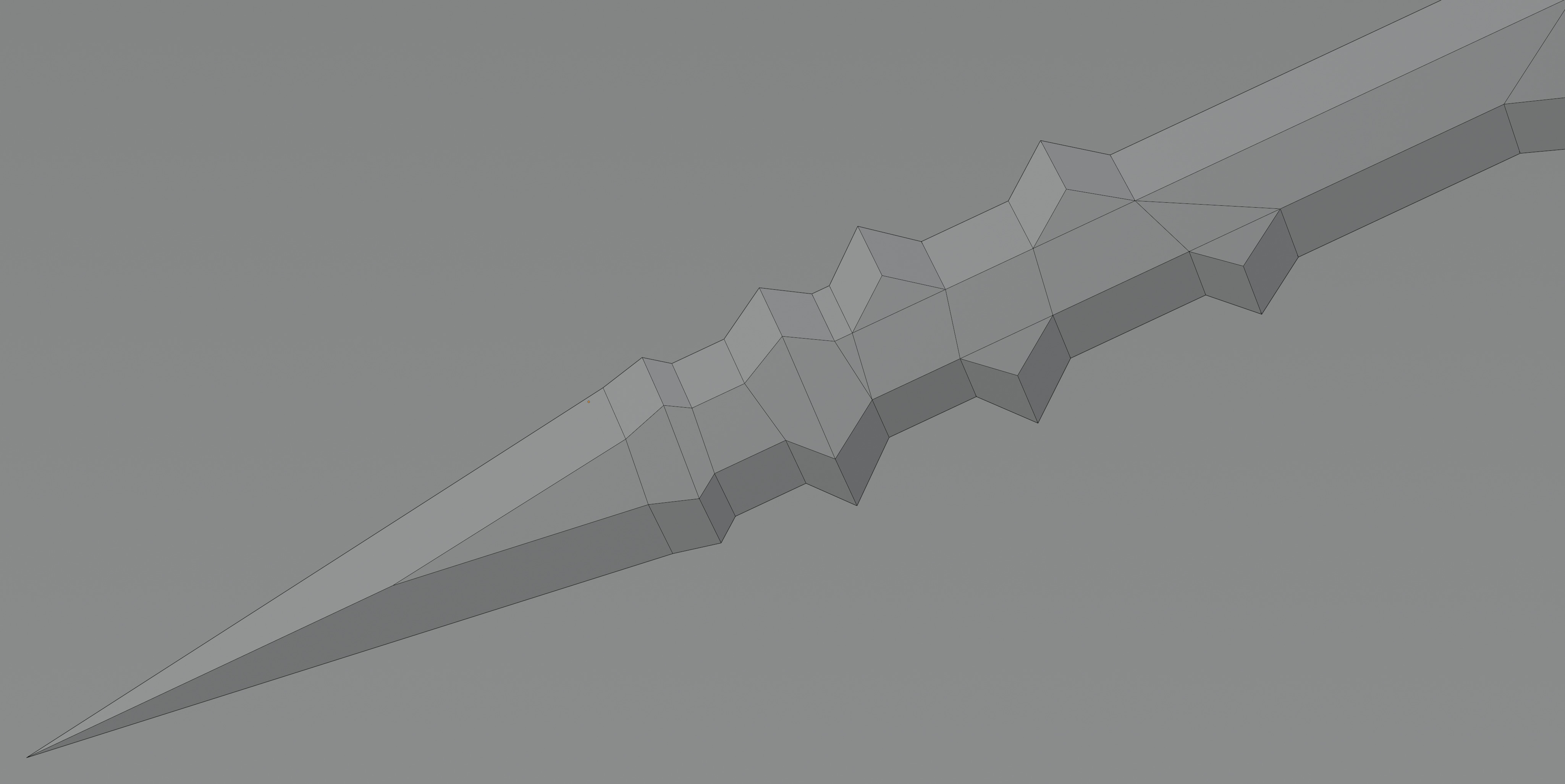 sword with 4 different textures Low-poly 3D model_17