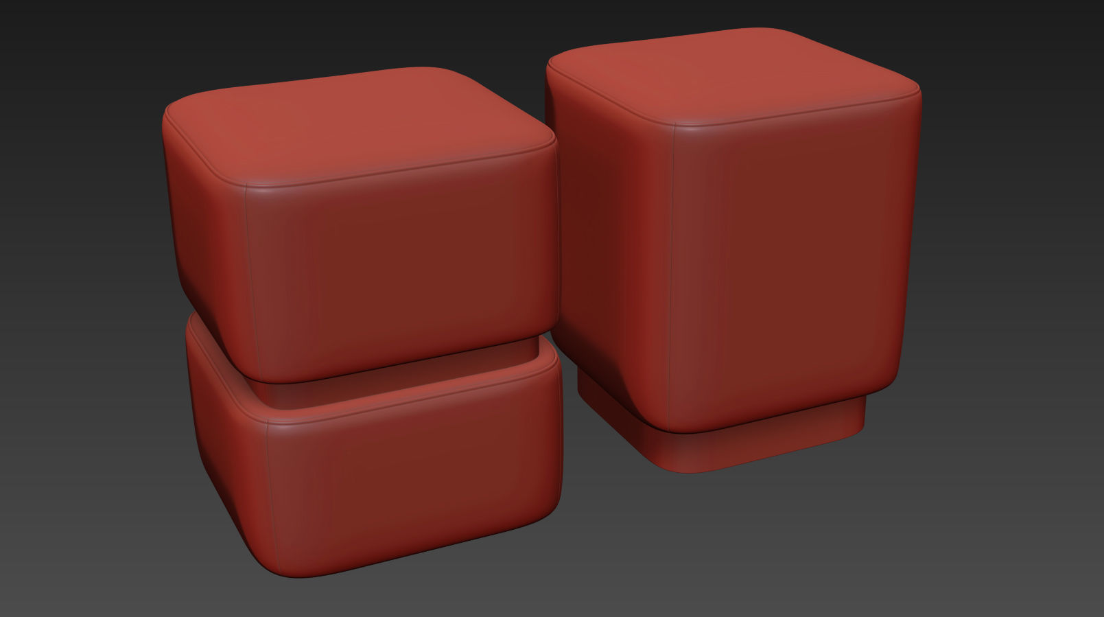 Liz I and III Pouf By Salma Furniture 3D model_6