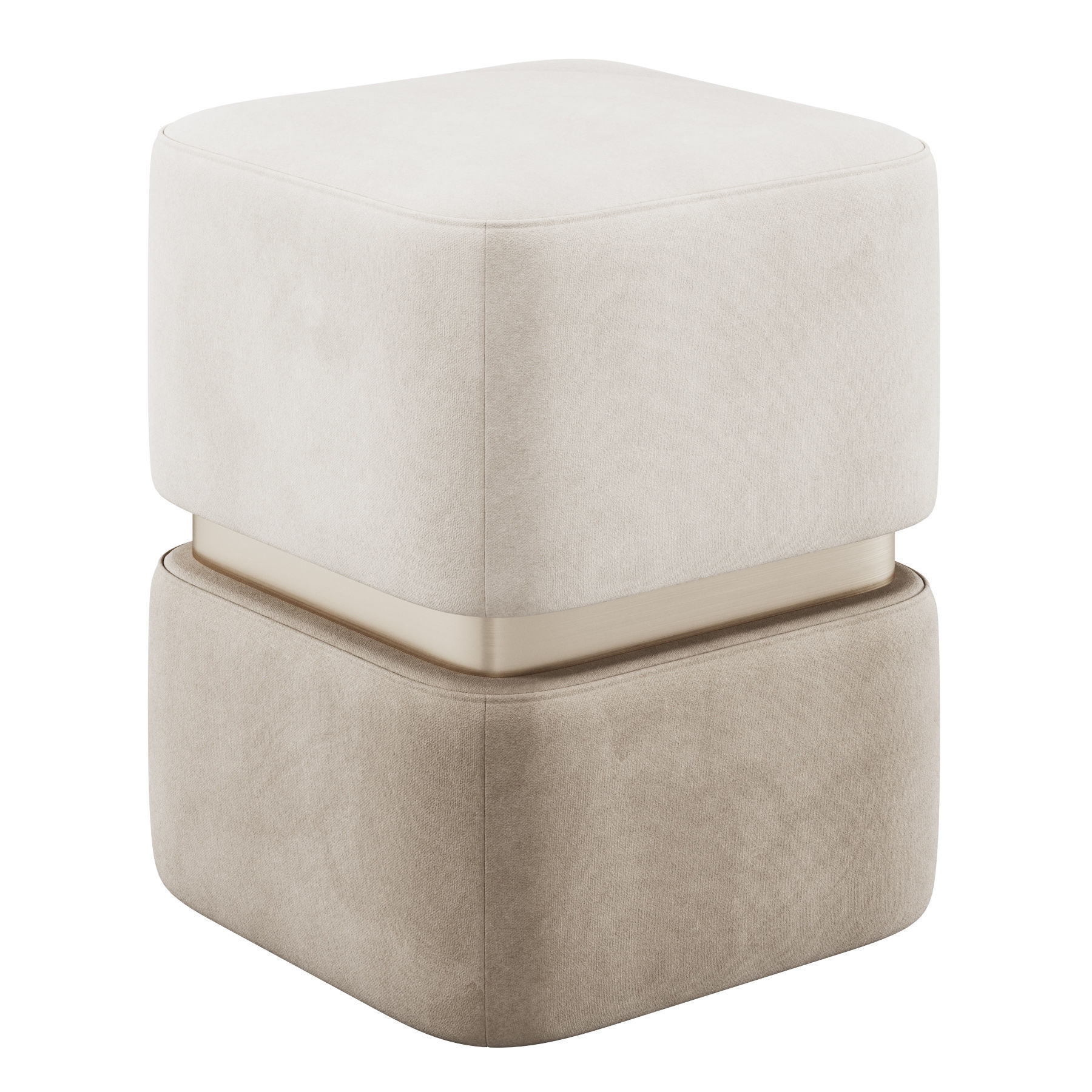 Liz I and III Pouf By Salma Furniture 3D model_1