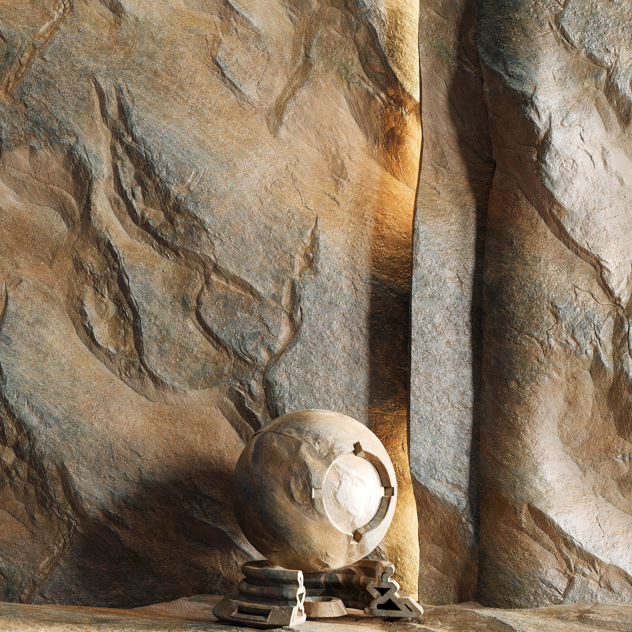 GEOLOGICA - 42 Procedural Rock Materials - SBSAR Files Included Texture_29