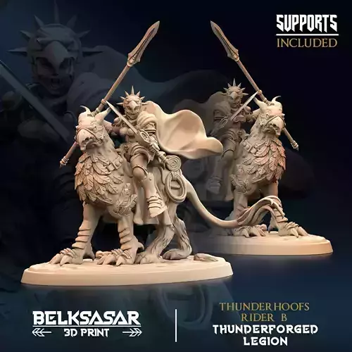 Thudnerhoofs Rider B Nude and Normal