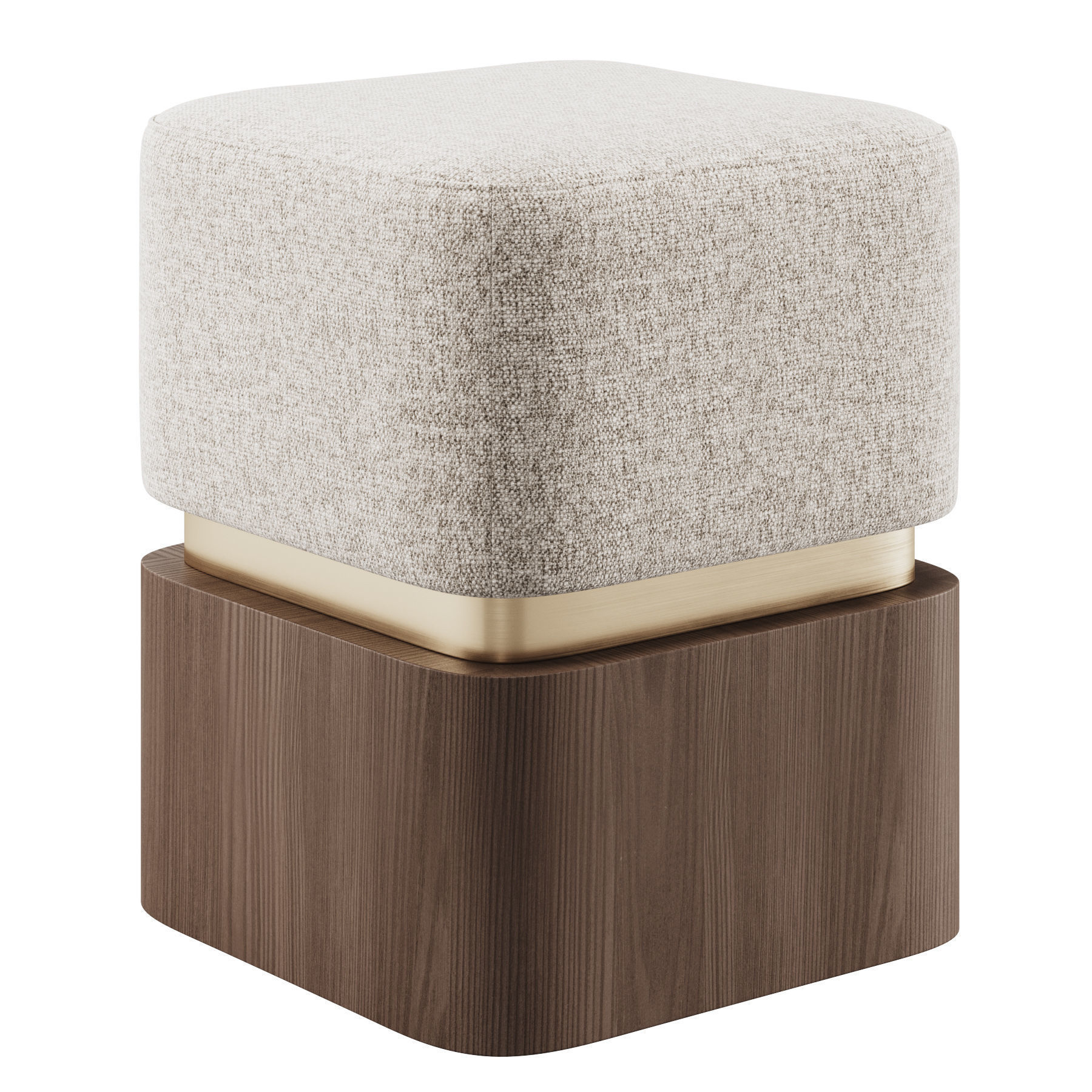 Liz II Pouf By Salma Furniture 3D model_1