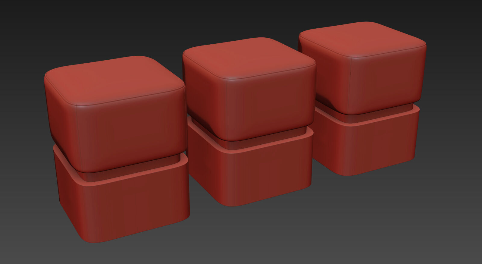 Liz II Pouf By Salma Furniture 3D model_6