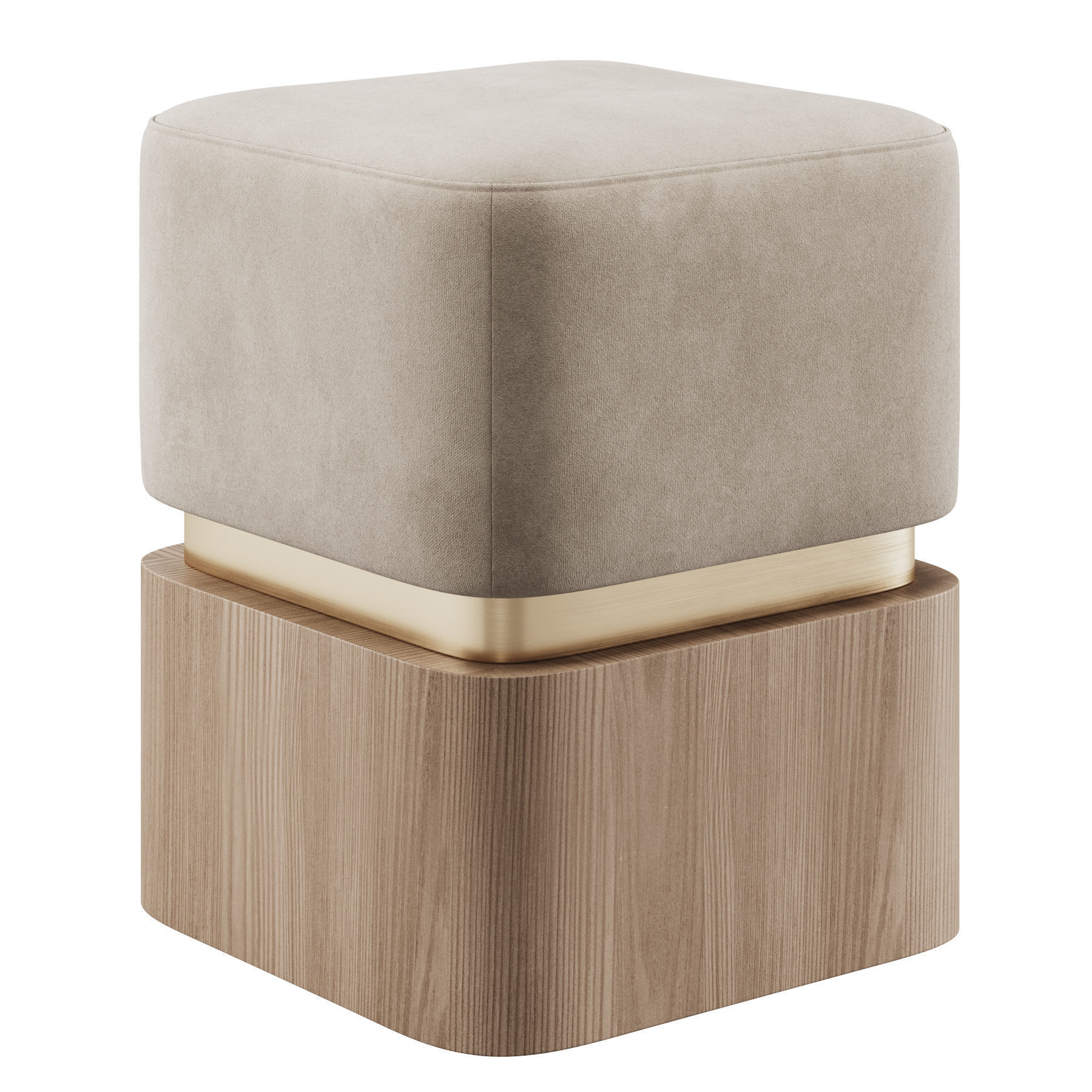 Liz II Pouf By Salma Furniture 3D model_2