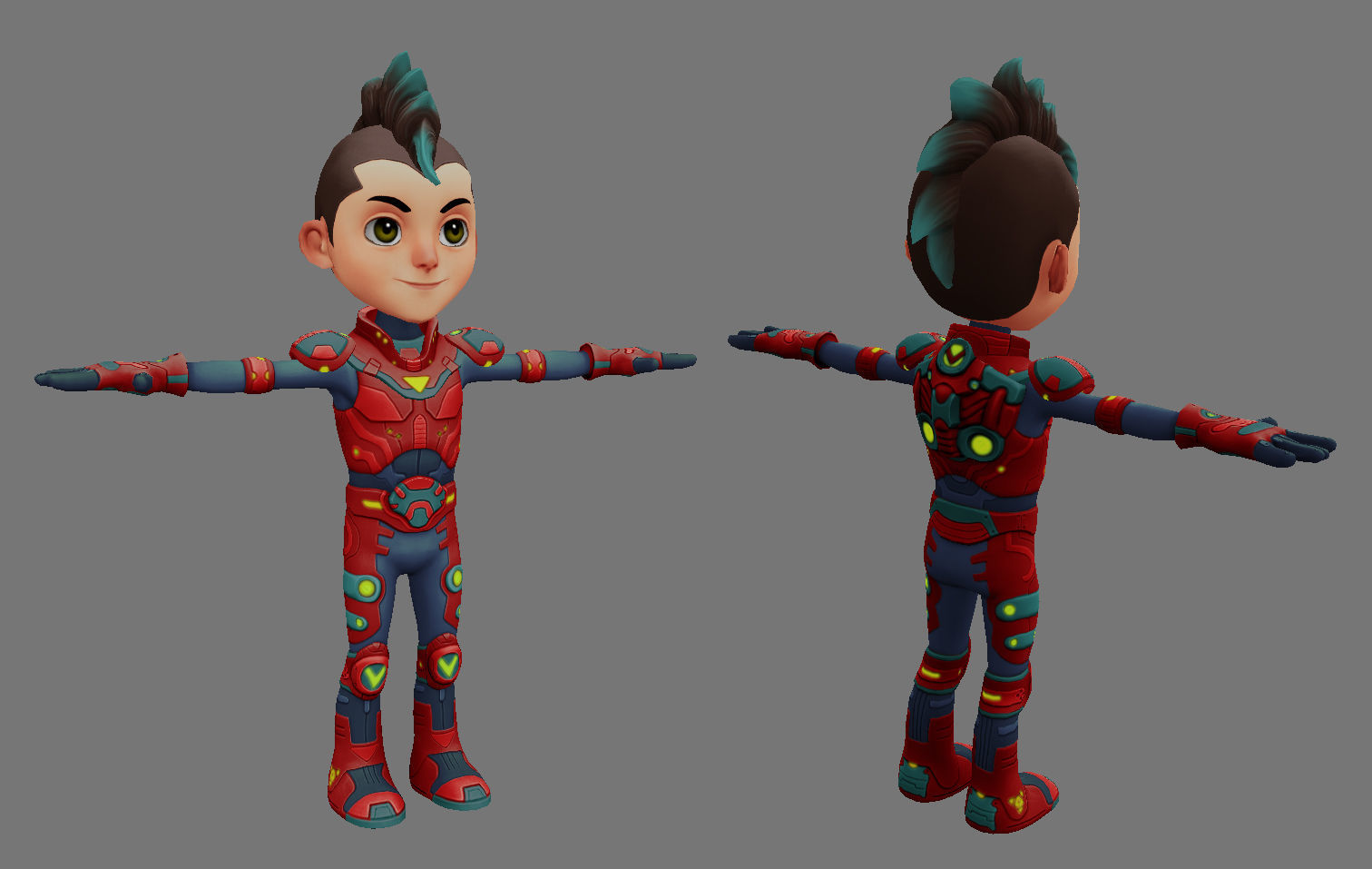 Maquo Scifi 3D model Low-poly 3D model_1