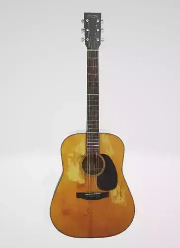 Guitar Acoustic Martin D-18 StreetLegend 3D model
