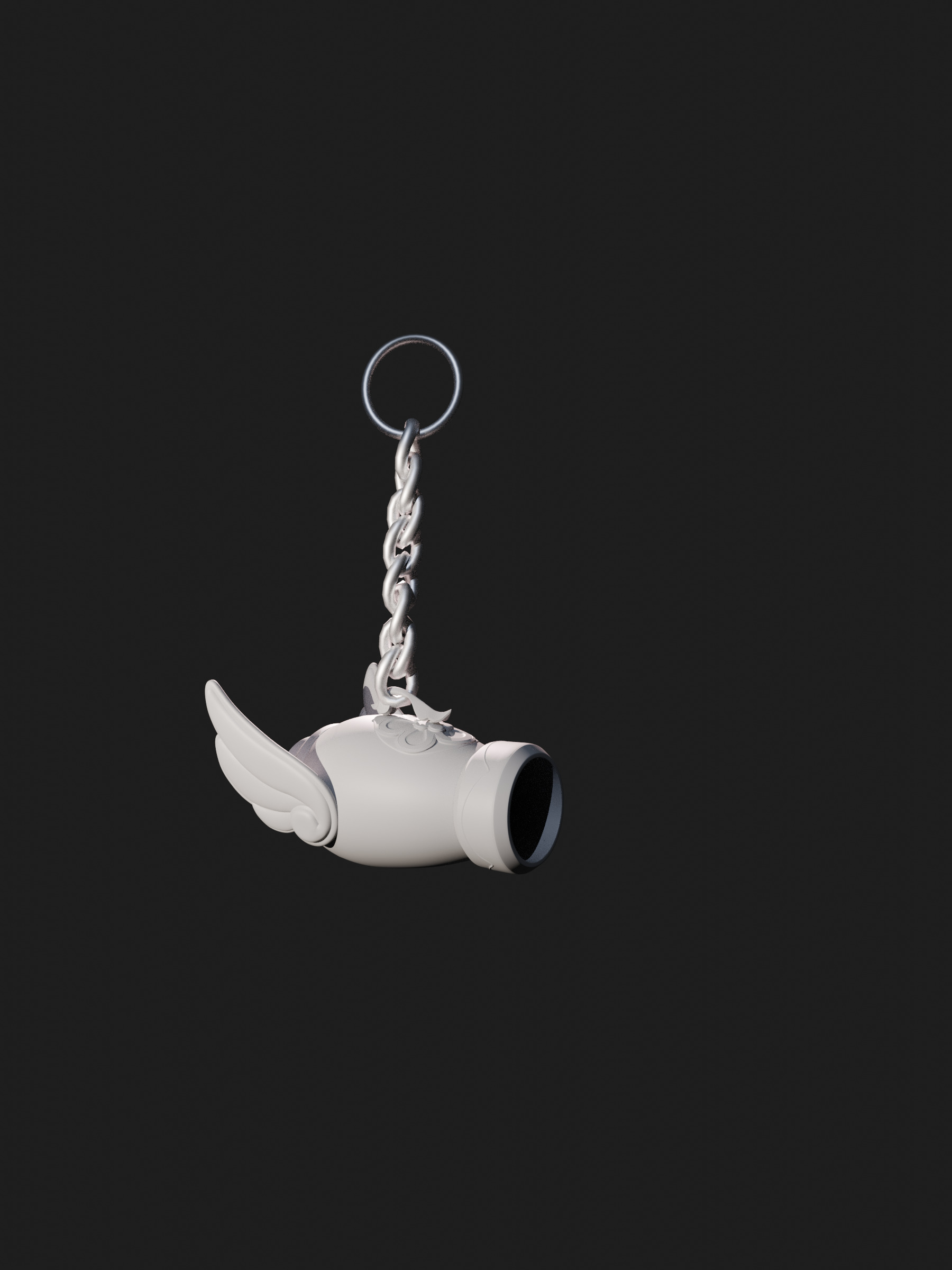  Tribbie keychain set 3D print model_1