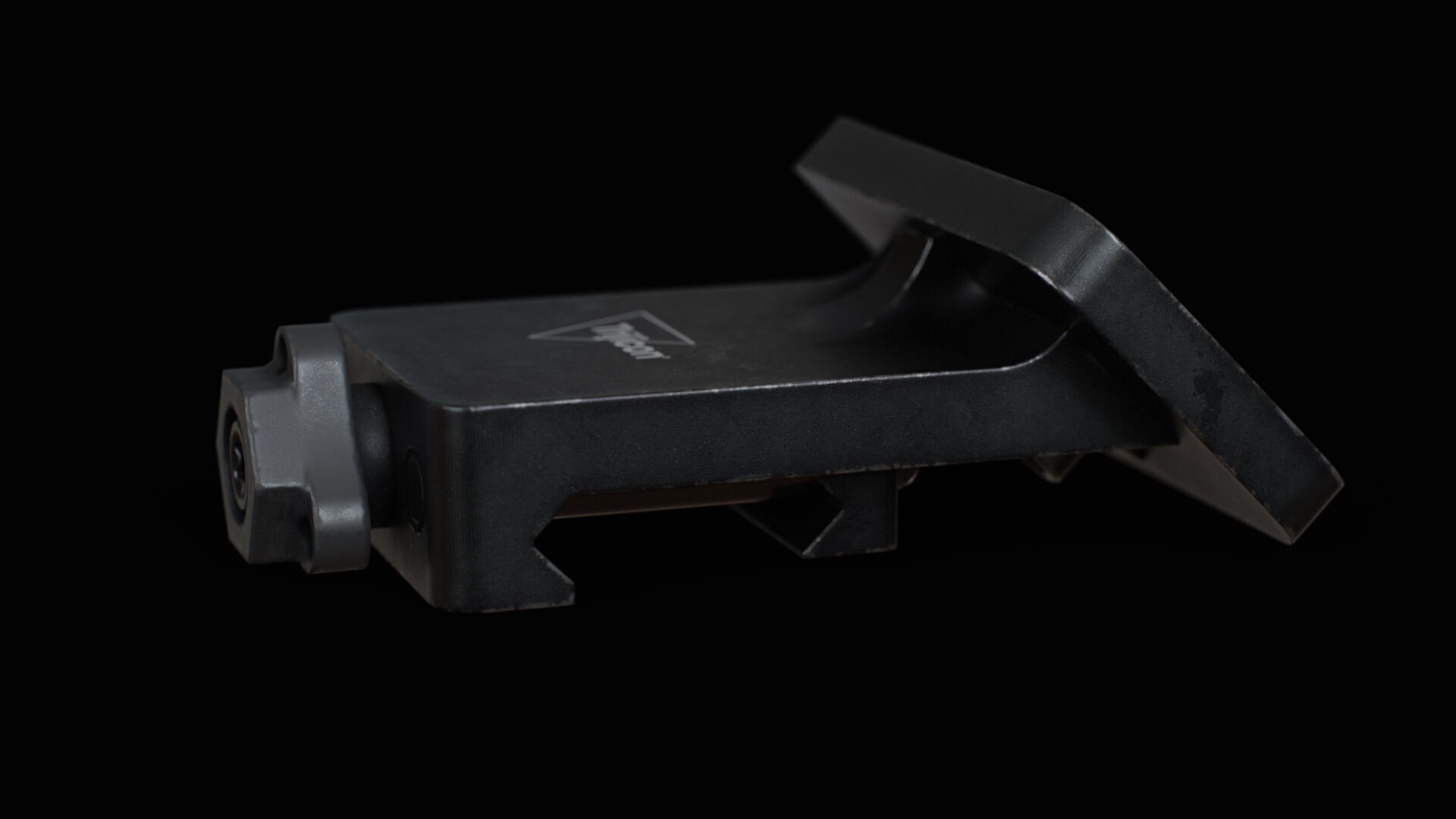 Trijicon RMR Adjustable LED and 45 Degree Mount Low-poly 3D model_2