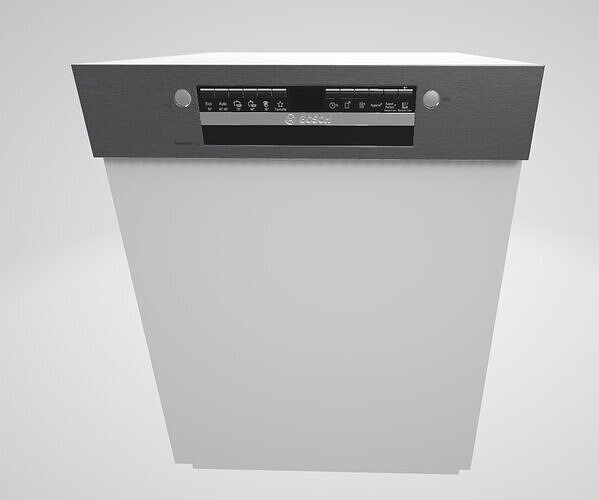 Bosch SMI6TCS00E Serie 6 Semi-Built in Dishwasher 3D model