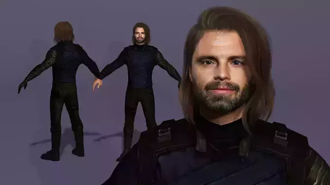 Winter Soldier Bucky from Captain America marvel