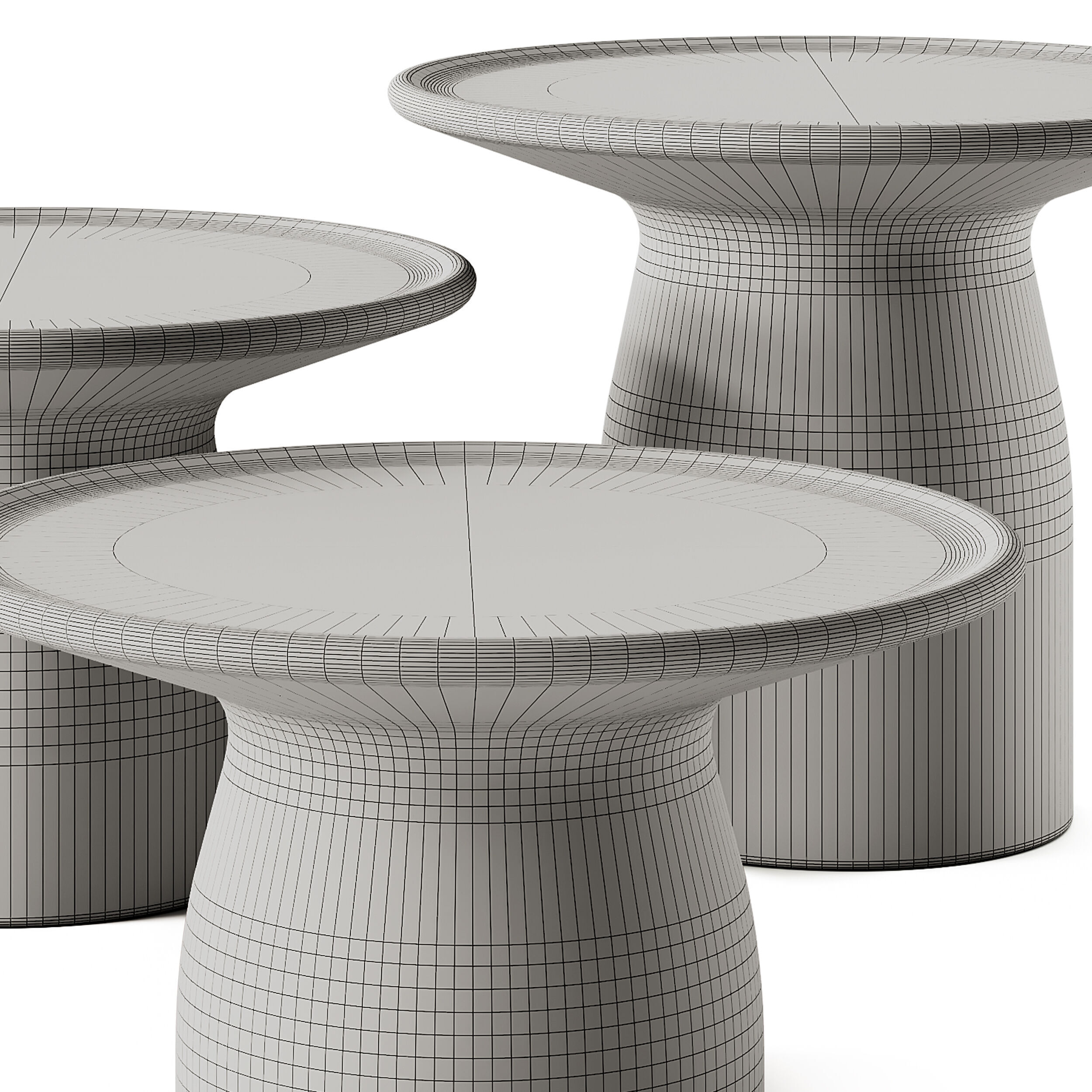 Qeeboo Totino Coffee Tables 3D model_8