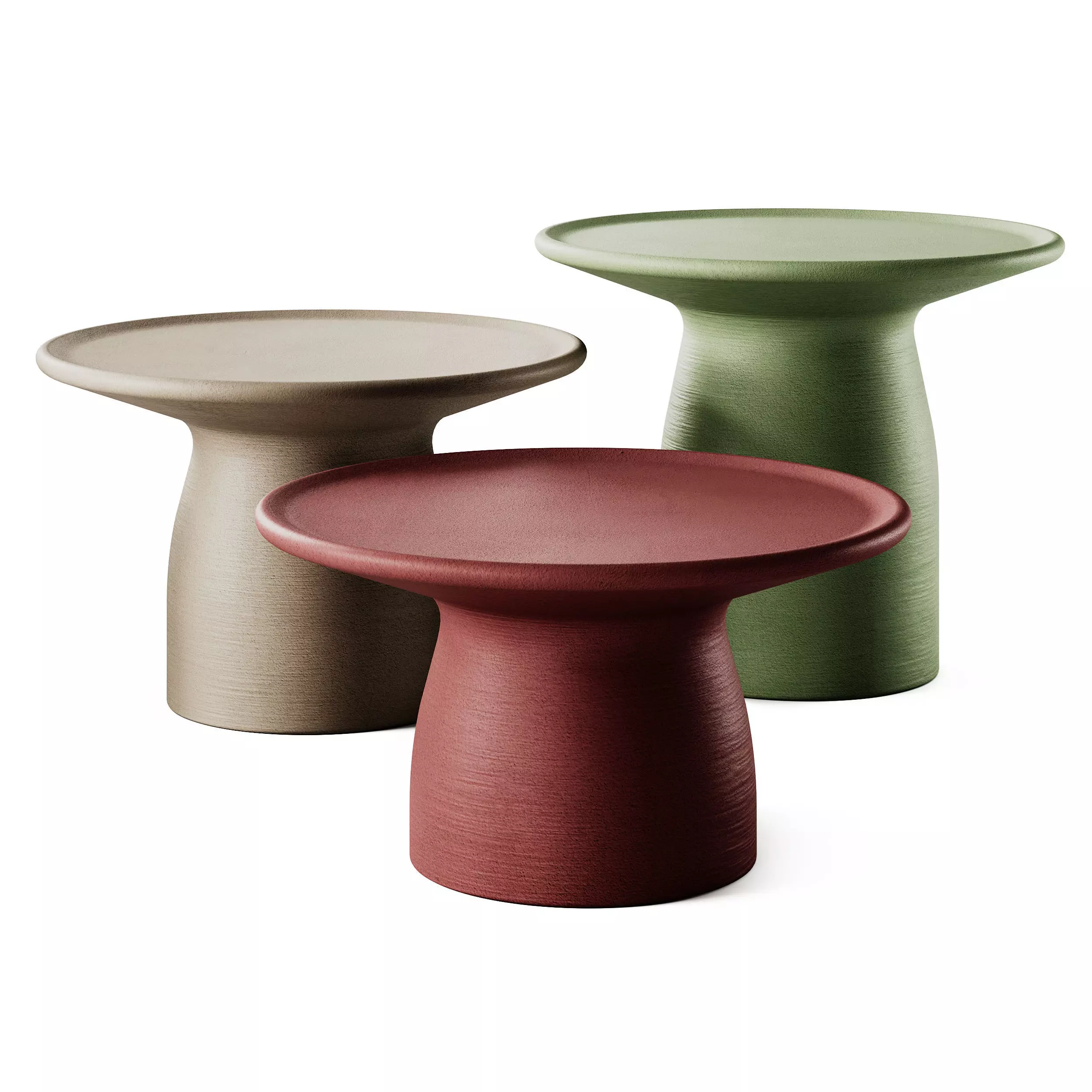 Qeeboo Totino Coffee Tables 3D model_0