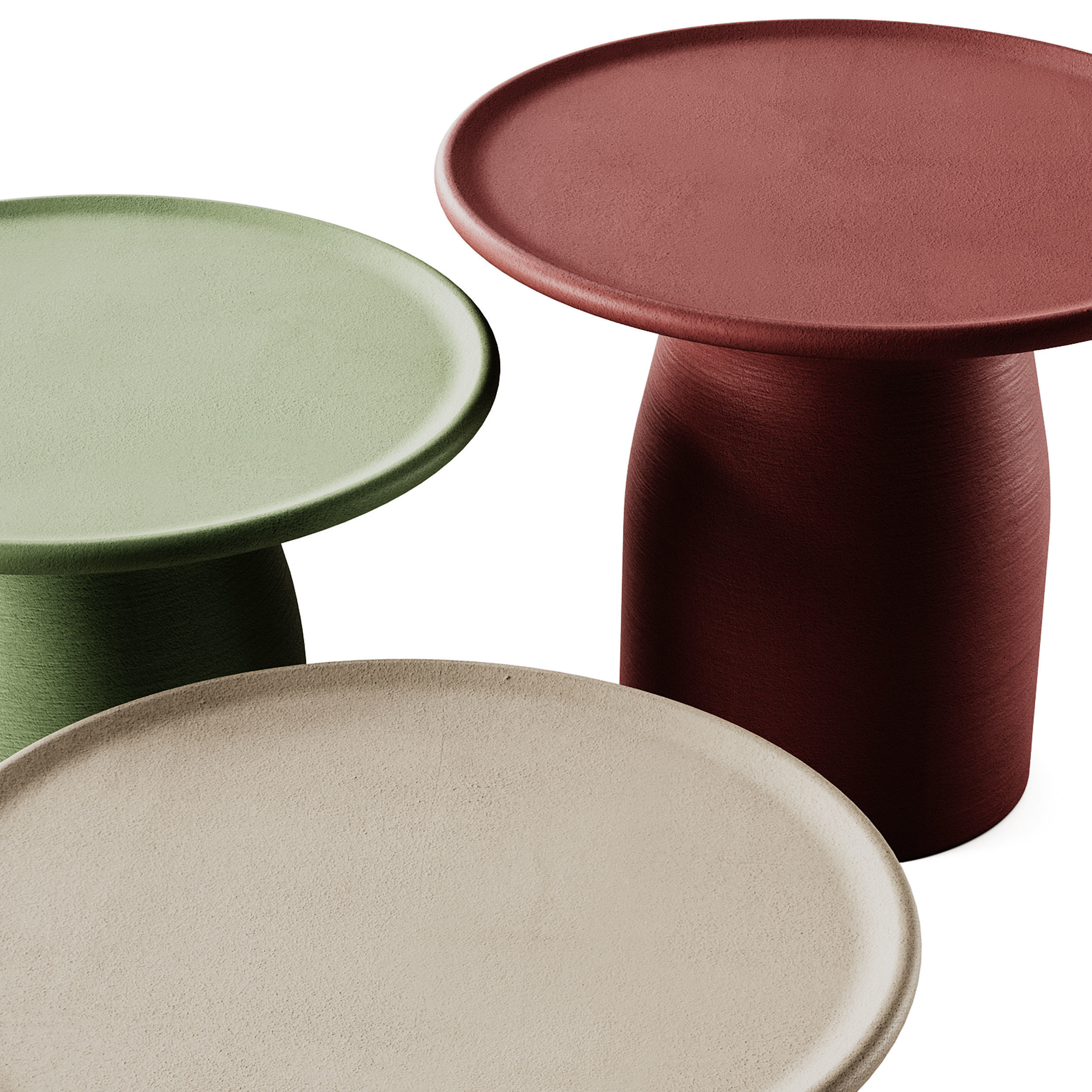 Qeeboo Totino Coffee Tables 3D model_5