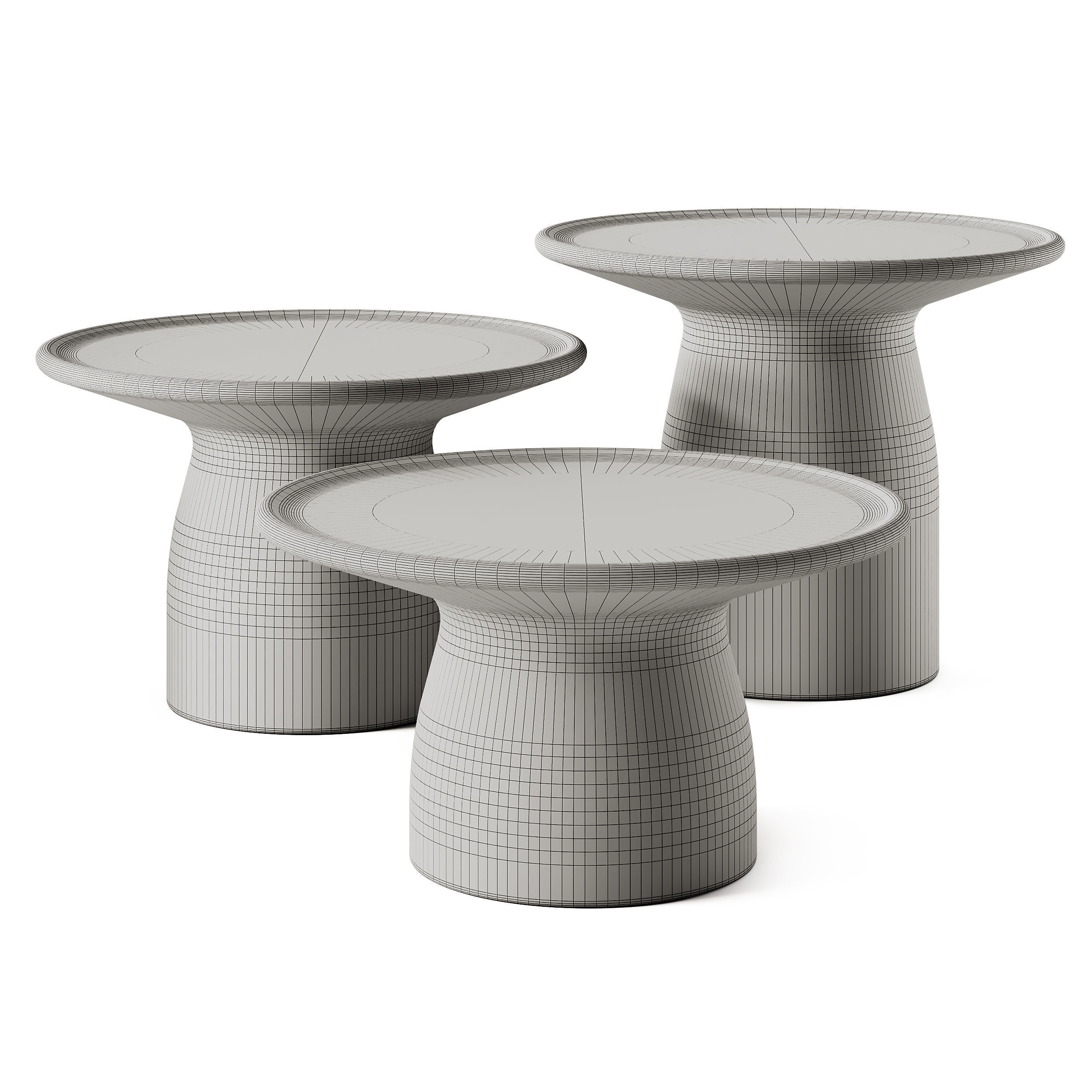 Qeeboo Totino Coffee Tables 3D model_7