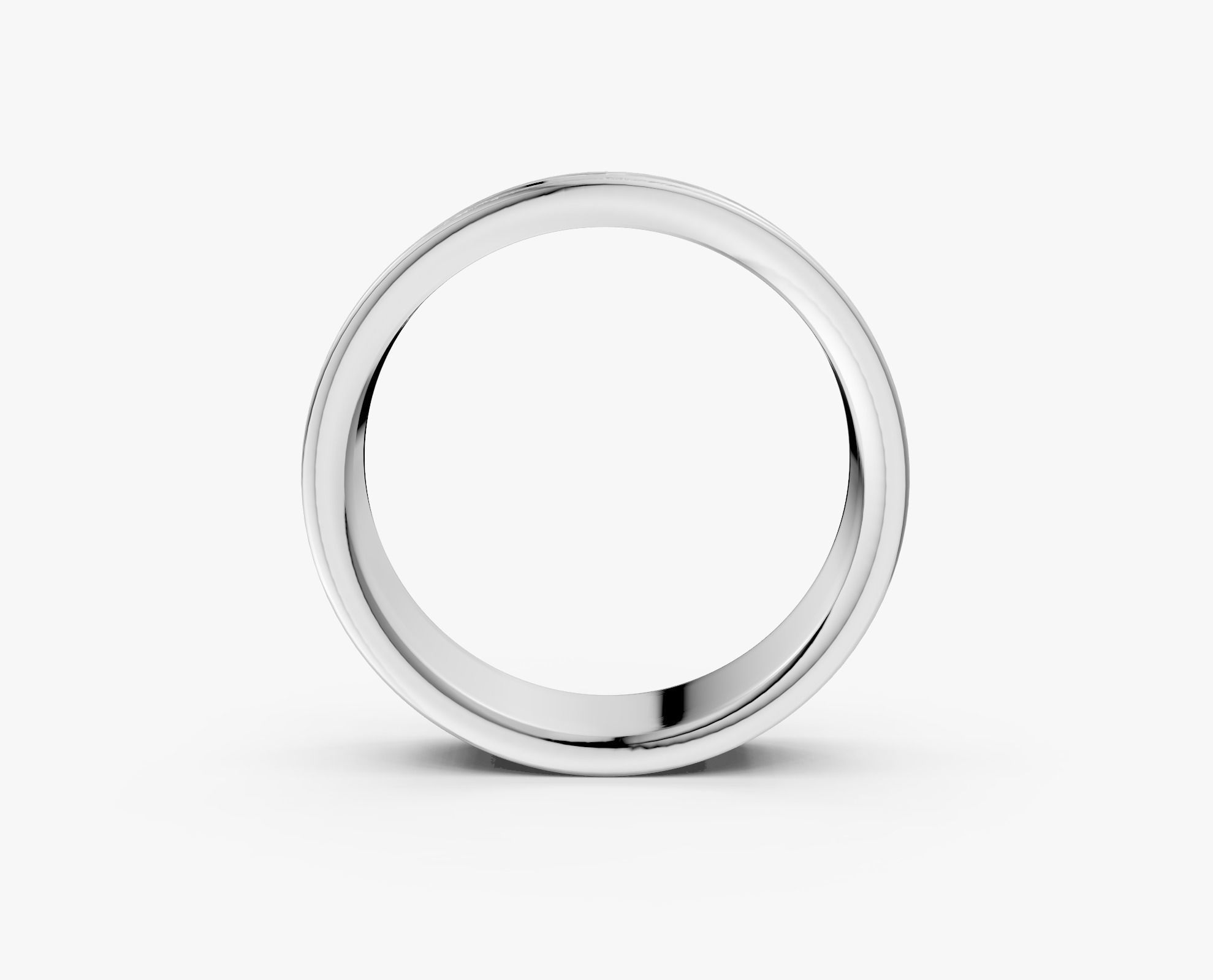 ZDR0385 Men wedding band ring with diamonds 3D print model_7