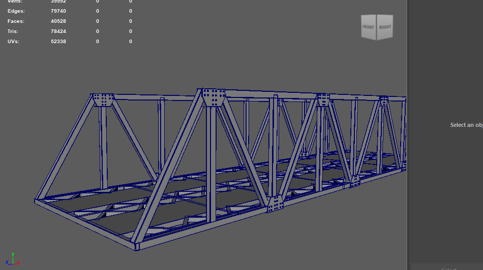 Double Track Bridge 3D model_15