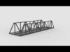 Double Track Bridge 3D model_1