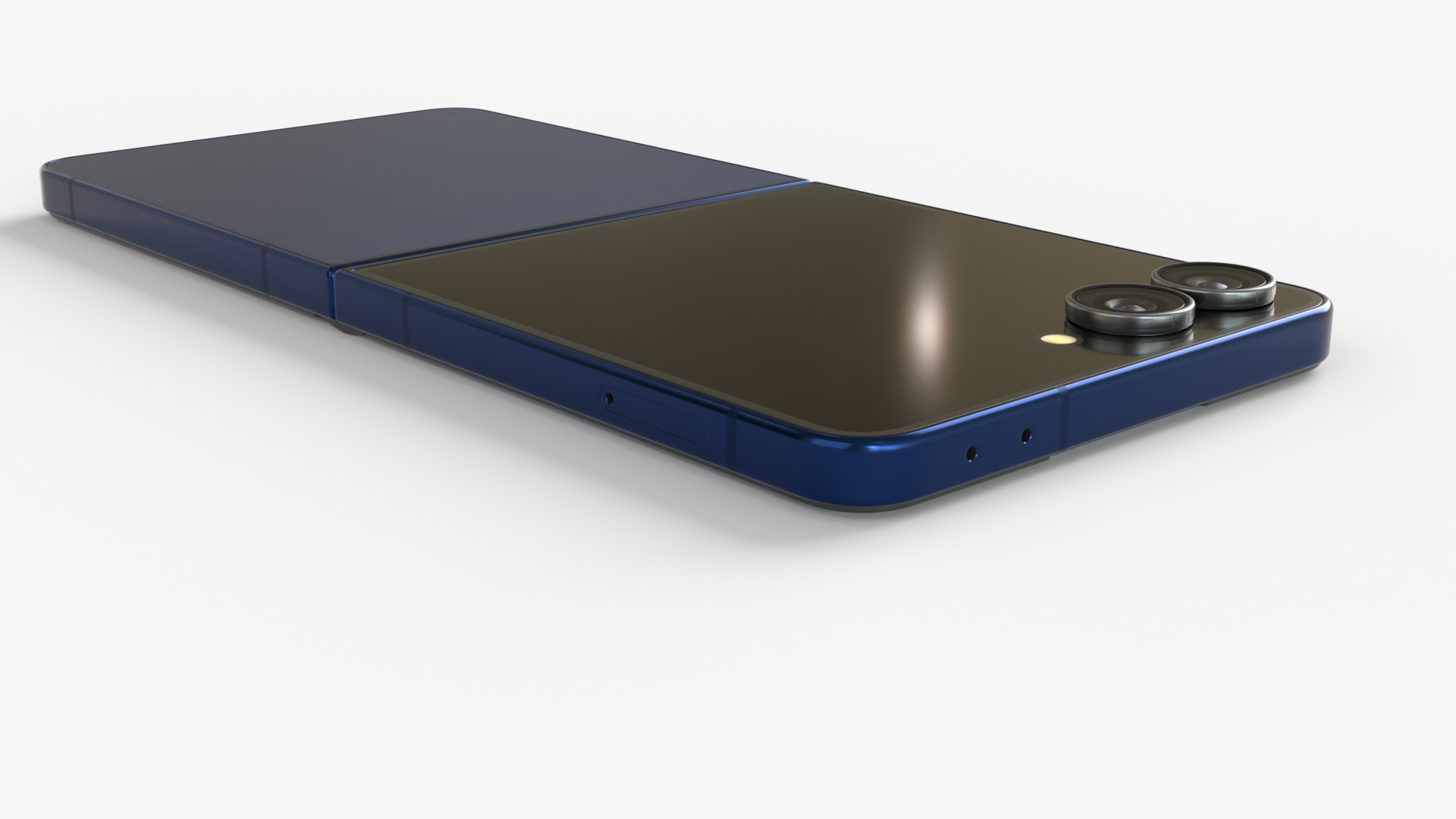 Samsung Galaxy Z Flip 7 Blue Shadow 3D model_9