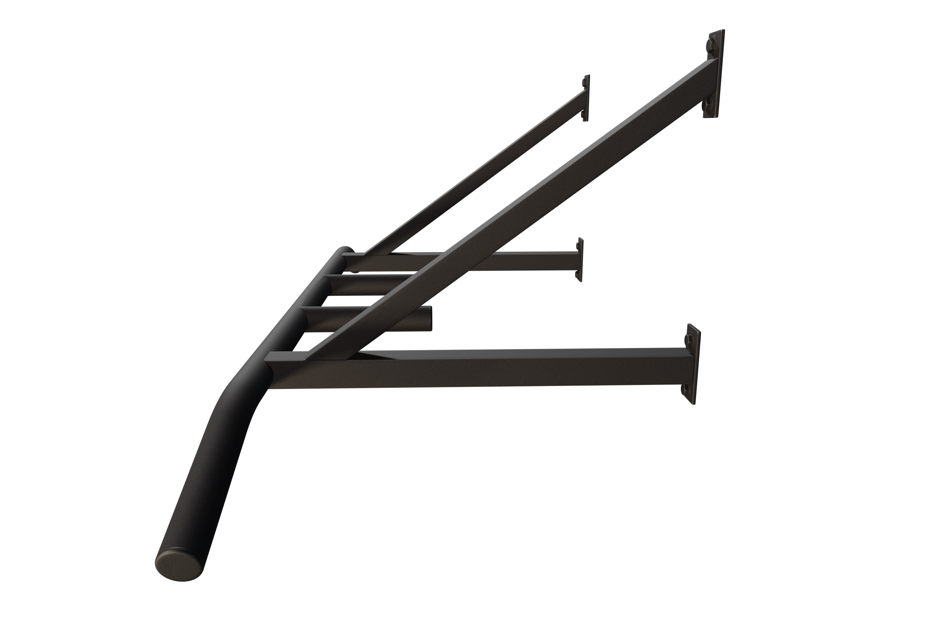 Wall Mounted Pull Up Bar 3D model_4