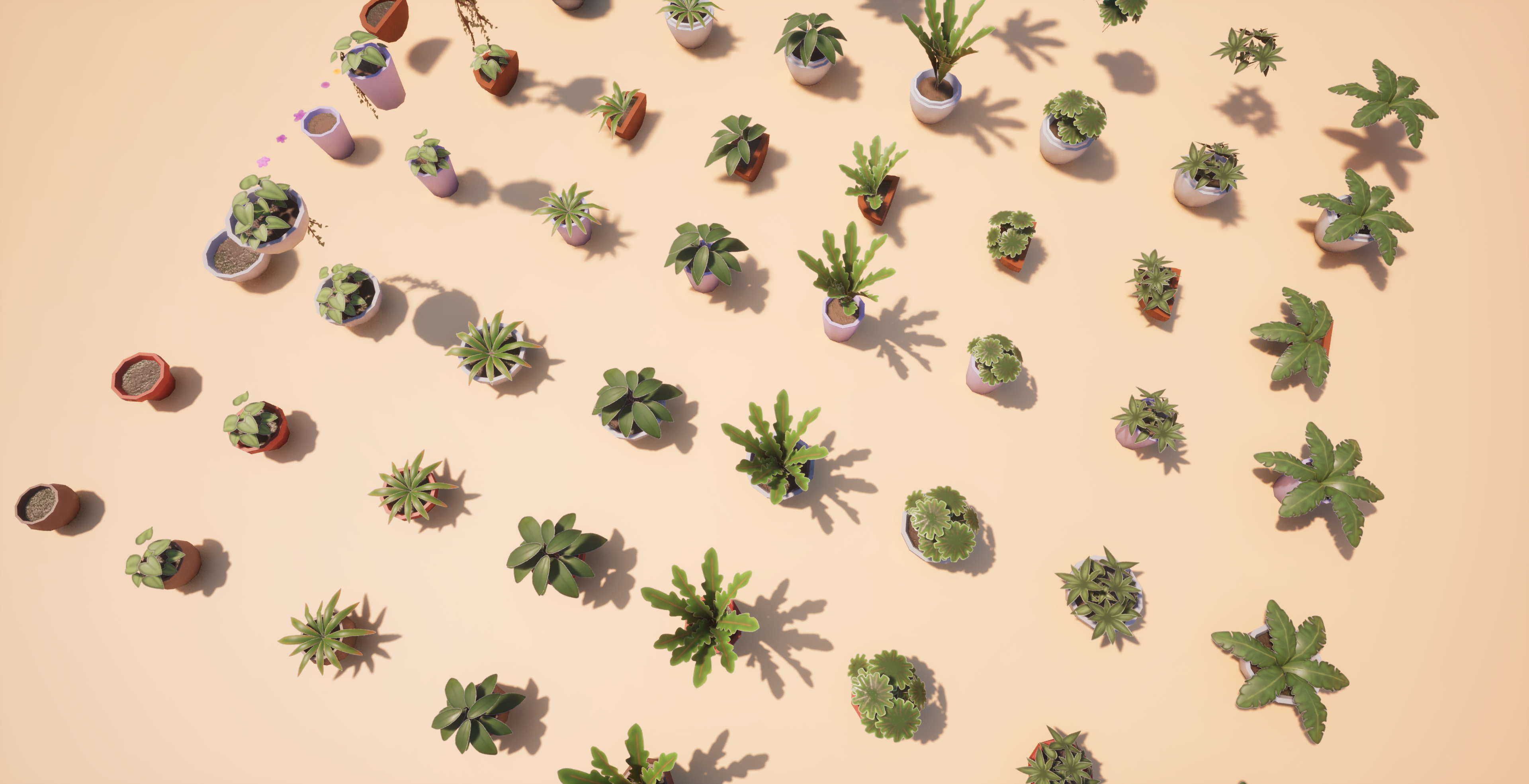 Pack Plants 3D Models - Coral Island Fanart Low-poly 3D model_2