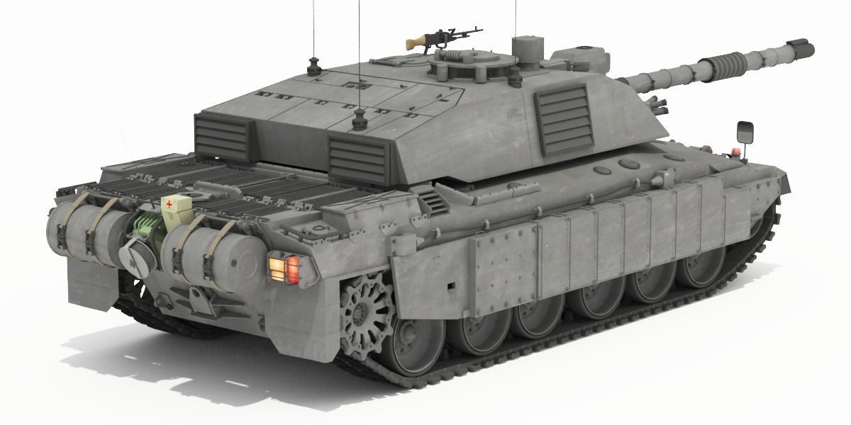 Challenger II British Main Battle Tank 3D model_9