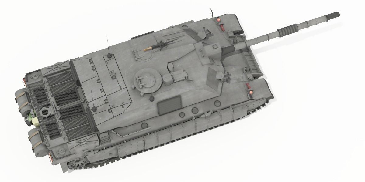Challenger II British Main Battle Tank 3D model_15