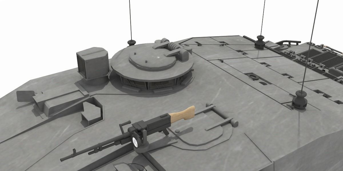 Challenger II British Main Battle Tank 3D model_13