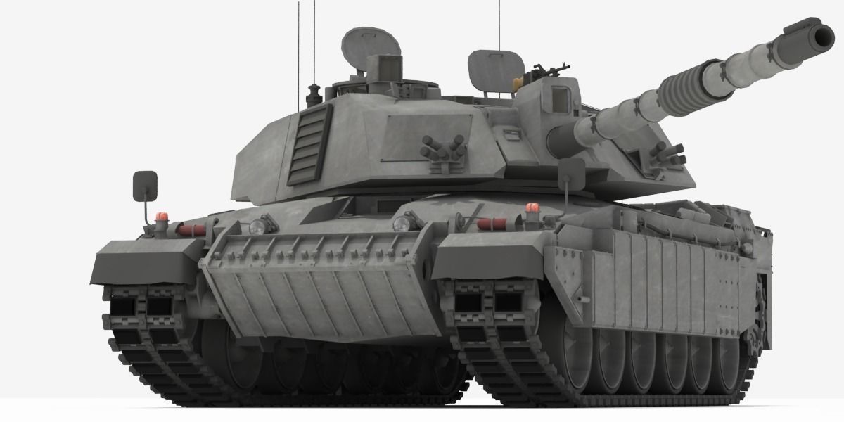Challenger II British Main Battle Tank 3D model_5