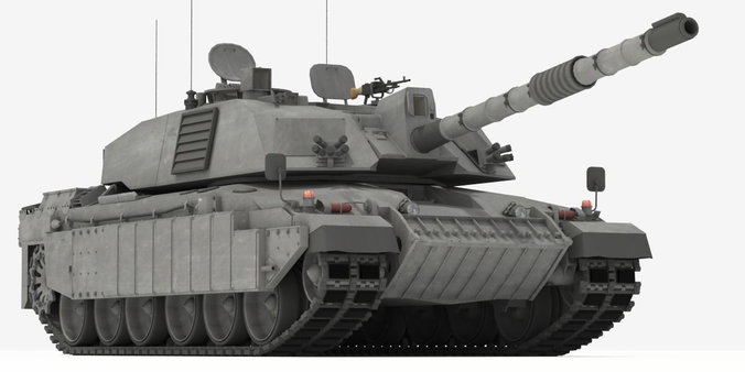 Challenger II British Main Battle Tank 3D model