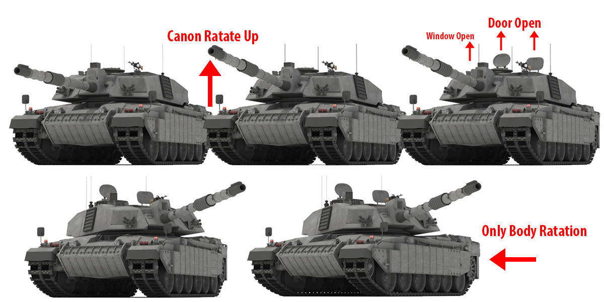 Challenger II British Main Battle Tank 3D model_17