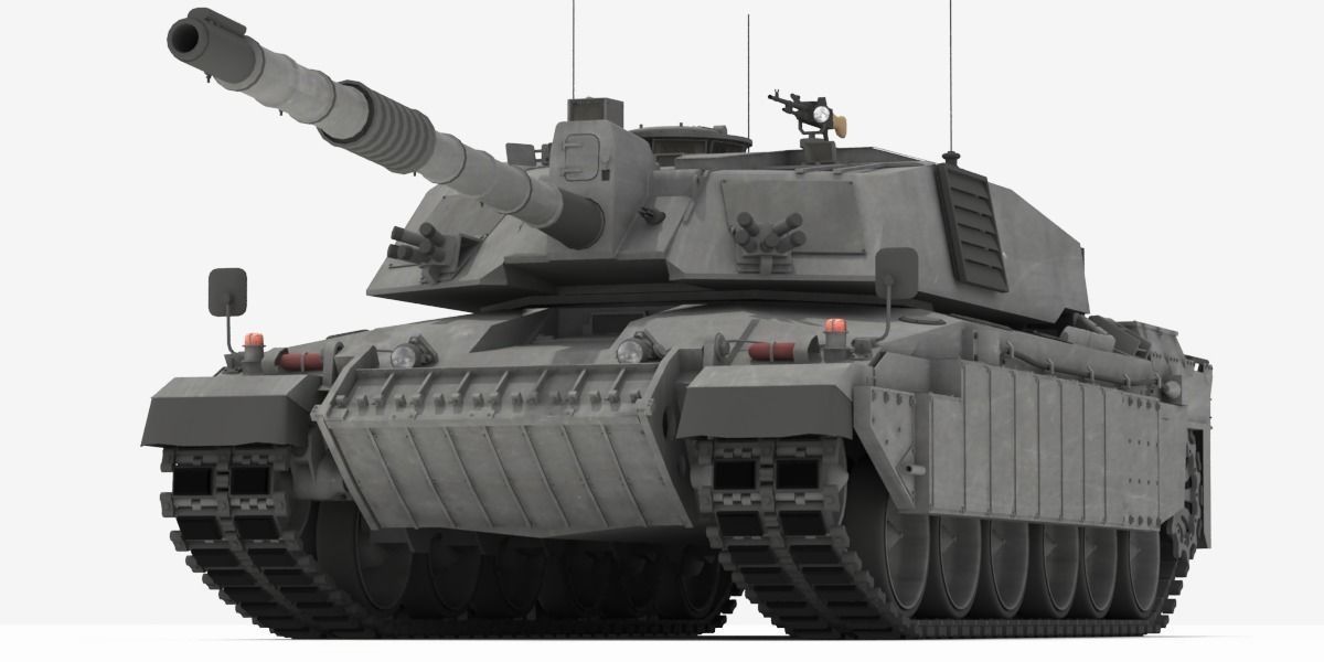 Challenger II British Main Battle Tank 3D model_3
