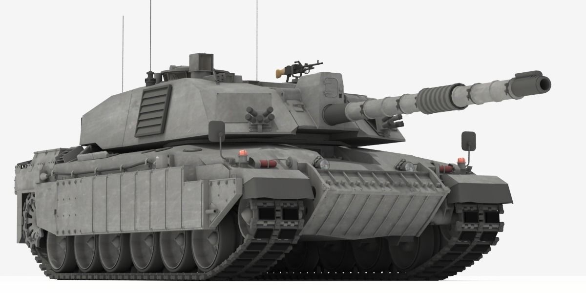 Challenger II British Main Battle Tank 3D model_1