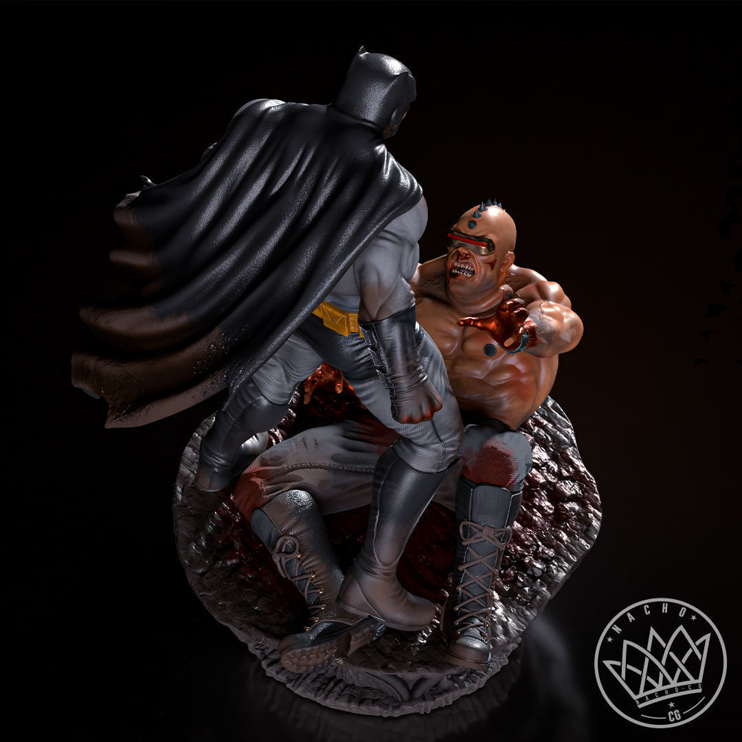 Fan Art - Batman the Dark Knight vs Mutant Leader - Statue 3D print model_13